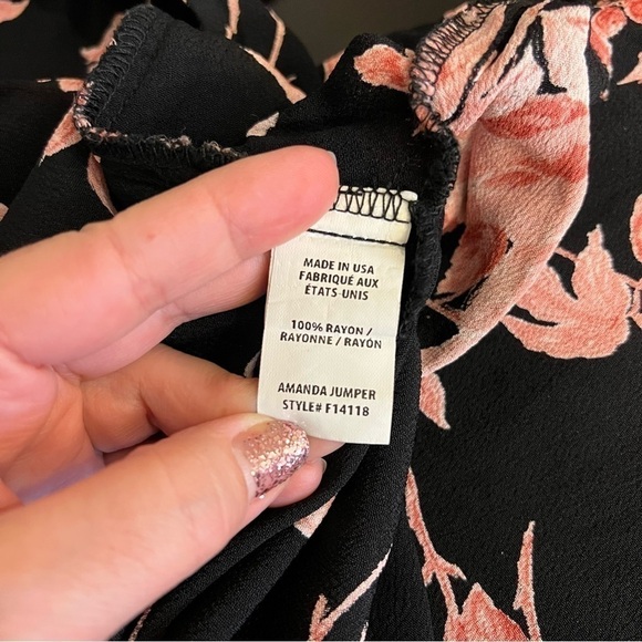 Flynn Skye Amanda Jumper, strapless, backless, floral print, size 2 (S) - Picture 7 of 13